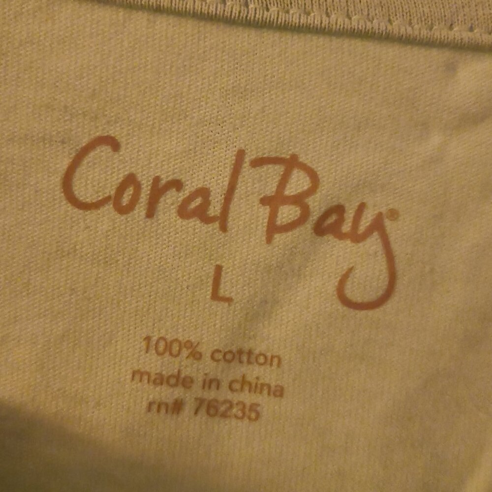 Women's Coral Bay V-Neck 3/4 Sleeve Top - Picture 3 of 5
